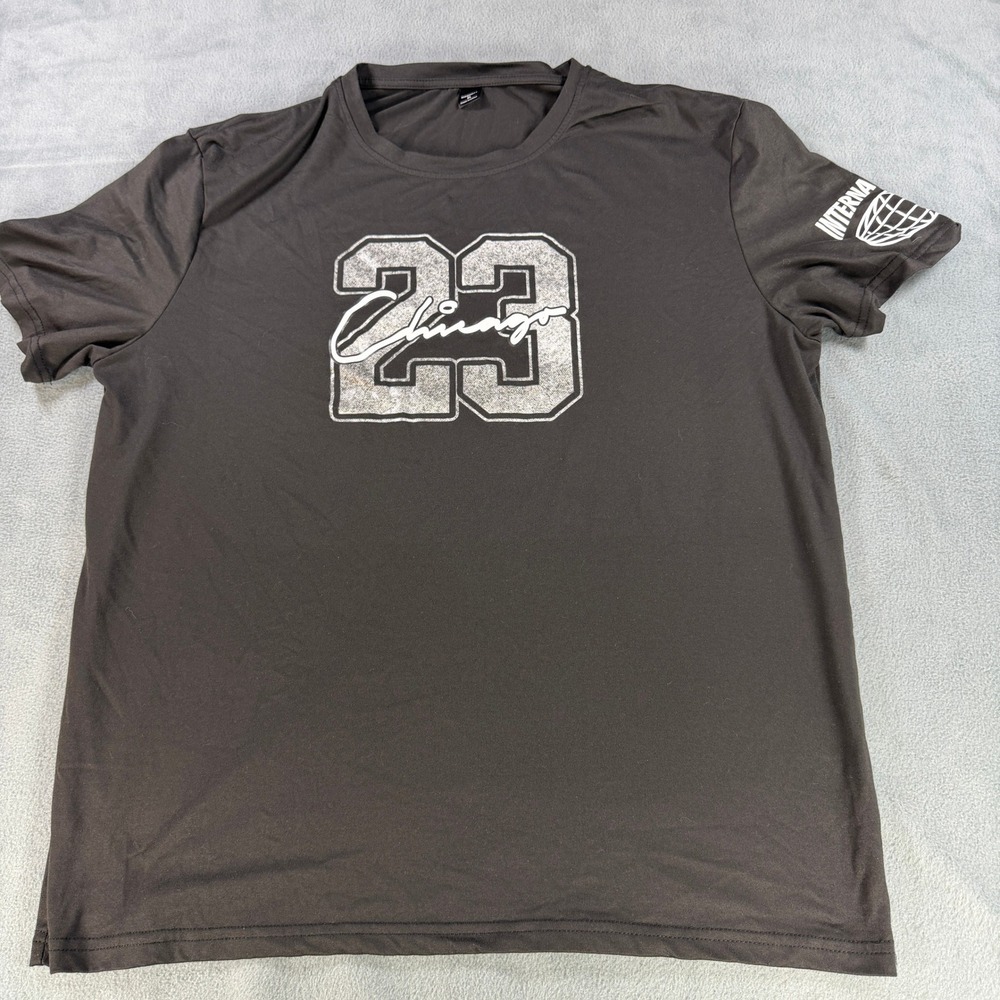 Manfinity Chicago 23‎ Graphic T-Shirt Mens XL Black Short Sleeve Jordan Tee